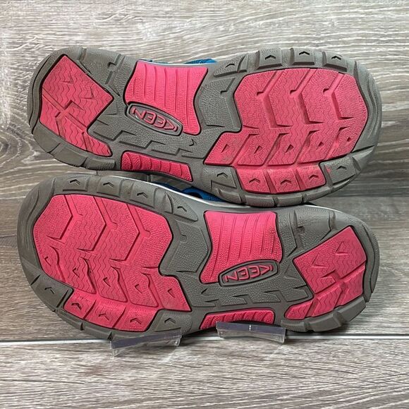 Keen Newport H2 Deep Lagoon Bright Pink Big Girls Sz 4 Waterproof Hiking Sandals - Picture 8 of 11